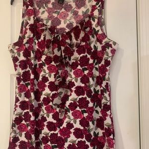 WHBM tank, floral beautiful